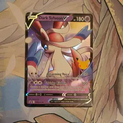 Pokemon celebrations Lance's Charizard.. Dark Sylveon bundle 2 cards - Image 2