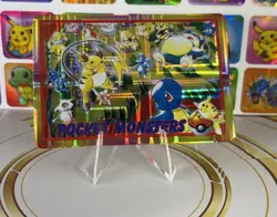 Pokemon Sticker Rare Vintage Vending Machine Holo prism Nintendo 1998 Bandai - Image 1