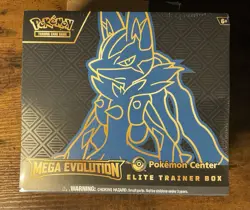 Pokemon TCG Mega Evolution Pokemon Center Exclusive ETB (Mega Lucario) Sealed - Image 1