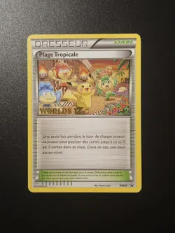 🇨🇵 Plage Tropical Worlds 2012 ✨ World Championships Promo BW50 Pokemon LP - Image 1