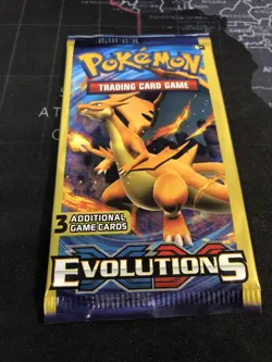 Pokemon XY Evolutions Booster Charizard Sealed New Pokemon Pack - Image 2