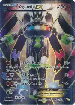 Moderately Played Zygarde-EX - 54a/124 - Full Art Promo Pokemon Alternate Art Pr - Image 1