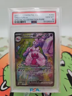 2023 POKEMON PAL EN-PALDEA EVOLVED SPECIAL ILLUSTRATION RARE TINKATON EX PSA 10 - Image 1