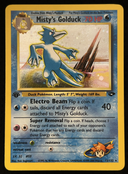 POKEMON MISTY'S GOLDUCK 1ST EDITION GYM CHALLENGE 12/132 - Image 1