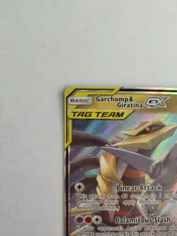 Pokemon TCG Garchomp and Giratina GX 146/236 Unified Minds Tag Team Near Mint - Image 5