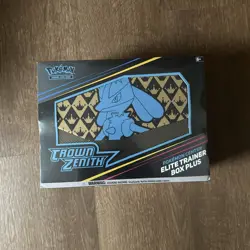 Pokemon Center Exclusive Crown Zenith ETB Elite Trainer Box Plus Factory Sealed - Image 1