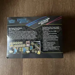 Pokemon Center Exclusive Crown Zenith ETB Elite Trainer Box Plus Factory Sealed - Image 2