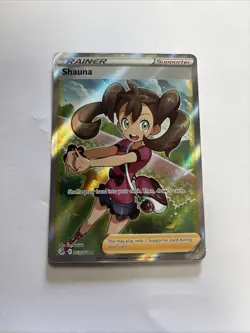 Shauna Full Art Trainer 263/264 Sword & Shield Fusion Strike Holo Pokemon - Image 1