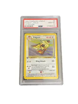 Pokemon 1999 Jungle #8 PIDGEOT 1st Edition Holo PSA 10 Gem Mint 8/64 - Image 1