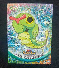 Caterpie #10 1999 TOPPS Pokemon TV Blue Label (MP) - Image 1