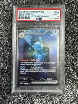 2023 Pokemon MEW EN-151 *BUNDLE*. ALL PSA 9: Blastoise EX. Wartortle. & Squirtle - Image 2