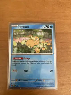 Pokemon TCG Psyduck MEP 007 Mega Evolution Pokemon Blister Promo - Image 1