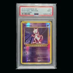 PSA 9 Mewtwo 51/108 XY Evolutions Reverse Holo | Pokemon 2016 - Image 1