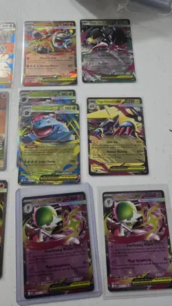 Pokemon Mega Evolution Ultra Rare Illustration Art EX Lot Marshadow Bulbasaur - Image 3