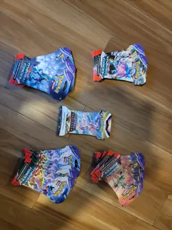 19x Pokemon TCG Sleeved Booster Packs - Temporal Forces + Astral Radiance Sealed - Image 1