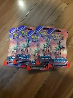 19x Pokemon TCG Sleeved Booster Packs - Temporal Forces + Astral Radiance Sealed - Image 4