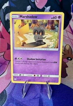 2019 POKEMON TCG MARSHADOW 103/236 Cosmic Eclipse Non Holo RARE NM Pikachu #9 - Image 1