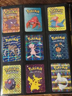 HUGE Pokemon Vintage Vending Prism Sticker Binder Collection Holo Rare LP-NM - Image 1