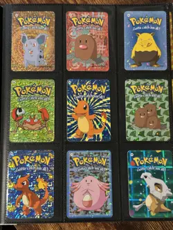 HUGE Pokemon Vintage Vending Prism Sticker Binder Collection Holo Rare LP-NM - Image 2