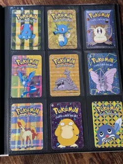 HUGE Pokemon Vintage Vending Prism Sticker Binder Collection Holo Rare LP-NM - Image 3