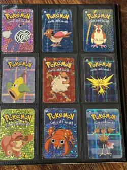 HUGE Pokemon Vintage Vending Prism Sticker Binder Collection Holo Rare LP-NM - Image 4