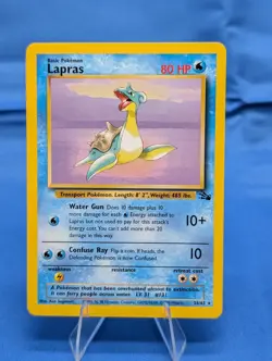 Lapras 25/62 Fossil Non Holo Rare 1999 Pokemon TCG Vintage WOTC - Image 1