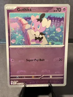 Pokemon TCG Gothita Master Ball Holo 041/086 White Flare NM - Image 1