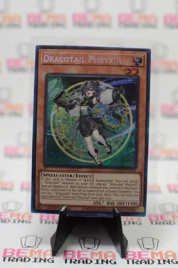 Dracotail Phryxul 1st Edition Secret Rare DOOD-EN023 Yu-Gi-Oh! - Image 1