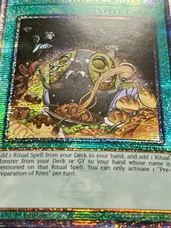 3x Pre-Preparation Of Rites | RA01-EN055 | Quarter Century Secret Rare | YuGiOh! - Image 2