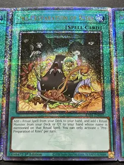 3x Pre-Preparation Of Rites | RA01-EN055 | Quarter Century Secret Rare | YuGiOh! - Image 5