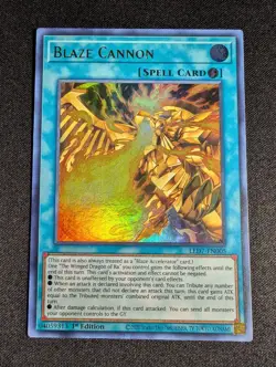 Yu-Gi-Oh! Blaze Cannon LED7-EN005 1st Edition Ultra Rare NM - Image 1