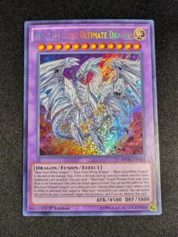 Yugioh - Neo Blue-Eyes Ultimate Dragon MVP1-ENS01 1st edition Secret Rare NM - B - Image 1