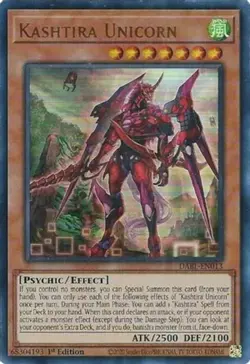 Yugioh! LP Kashtira Unicorn - DABL-EN013 - Ultra Rare - 1st Edition Lightly Play - Image 1