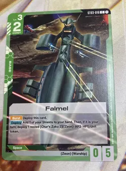 Gundam Card Game Falmel ST03-016 C Zeon’s Rush - Image 1