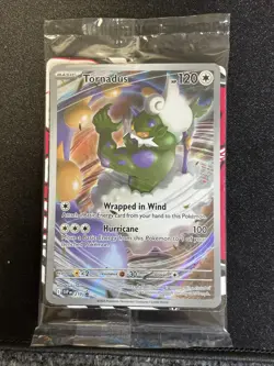 Tornadus #210 Promo Card Scarlet & Violet White Flare, Pokemon TCG Card, Sealed! - Image 5