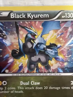 Black Kyurem - BW58 - Black and White Promos (PR) 2012 Pokemon Card - Image 3