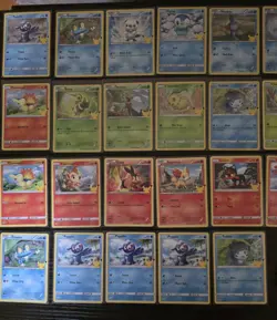 Pokemon Card Lot - McDonald’s 25th Anniversary Set- Holo And Non-Holo - Image 3