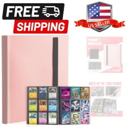 Card Binder 9-Pockets, Trading Card Binder, 20 Pages, 360 Card Capacity Colle... - Image 1