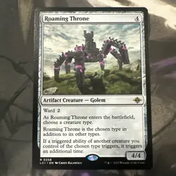 Roaming Throne the Lost Caverns of Ixalan Magic the Gathering Card #258 - Image 1