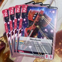 Gundam Card Game Rewloola ST03-015 C Zeon’s Rush Playset Of 4 - Image 1