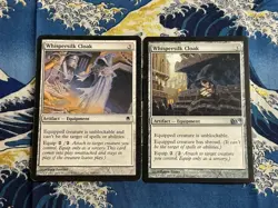 x2 Whispersilk Cloak Darksteel Magic The Gathering MTG Card - Image 1