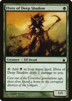 Elves of Deep Shadow x1 Ravnica: City of Guilds MTG Magic the Gathering Card - Image 1