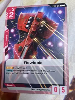 Gundam Card Game Rewloola ST03-015 C Zeon’s Rush - Image 1