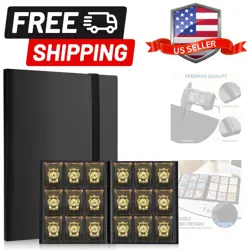 Card Binder, 9 Pockets Trading Card Binders, Cards Collection Binder Album, ... - Image 1