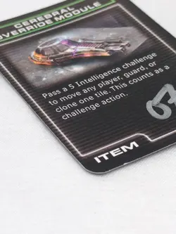Level 7 Escape Cerebral Override Module Board Game Promo Card - Image 3