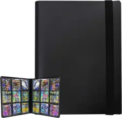 9 Pocket Trading Card Binder, Collection Card Album Sleeves for TCG, MTG, Yug... - Image 2