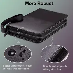 Card Binder-9 Pocket,trading card binder 50 Removable Sleeves,900 Pockets Car... - Image 4