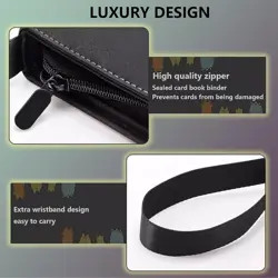 Card Binder-9 Pocket,trading card binder 50 Removable Sleeves,900 Pockets Car... - Image 5