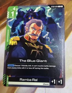 Gundam Card Game The Blue Giant ST03-014 C Zeon’s Rush - Image 1