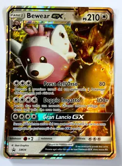 Bewear GX SM34 2017 Jumbo Card Italian Pokemon OVERSIZE Card LP - Image 1
